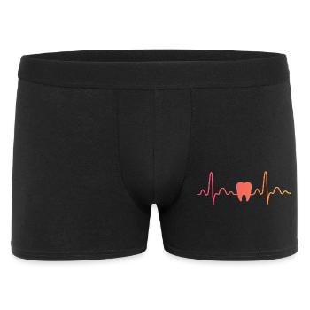 dentist sunset dentist heartbeat - Men's Boxer Shorts - black - Front