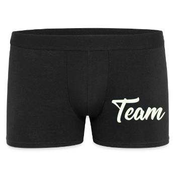 Team - Men's Boxer Shorts - black - Front