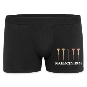 Leiter Vom Rechenzentrum Gartenarbeit Gärtner - Männer Boxer Shorts - Schwarz - Vorne