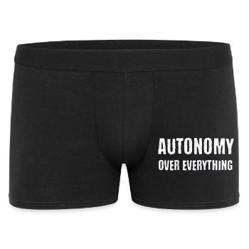 Autonomie sur tout, PDA Don neurodivergent - Boxer Homme - noir - Devant