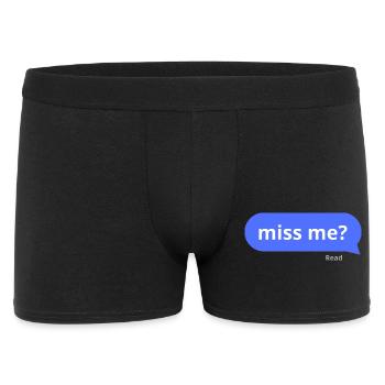 Je t’ai manqué ? - Boxer Homme - noir - Devant