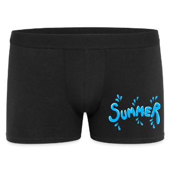 Splish Splash - Männer Boxer Shorts - Schwarz - Vorne