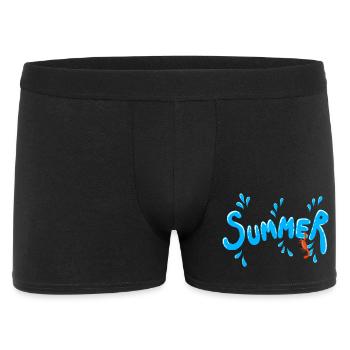Splish Splash 2 - Männer Boxer Shorts - Schwarz - Vorne