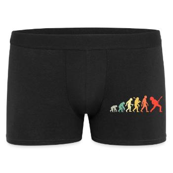 Gitarrist Evolution Rock und Metal Gitarrenspieler - Männer Boxer Shorts - Schwarz - Vorne