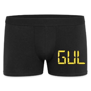 Gelb – LCD - Männer Boxer Shorts - Schwarz - Vorne