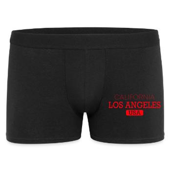 Californie, Los Angeles, Amérique - Boxer Homme - noir - Devant