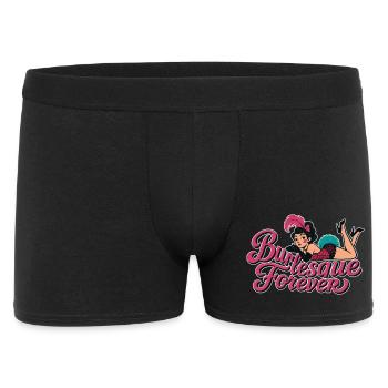 Burlesque Forever: Vintage Pin-Up Beauty - Men's Boxer Shorts - black - Front