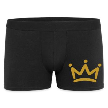 Couronne d’or pour rois - Boxer Homme - noir - Devant