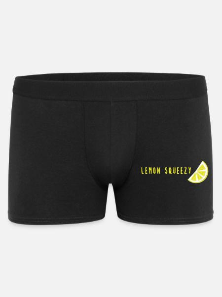 Lemon Squeezy - Men's Boxer Shorts - black