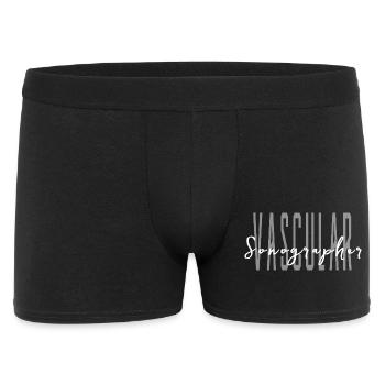 Vascular Sonographer Cardiac Ultrasound Gift - Men's Boxer Shorts - black - Front