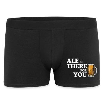 Ale Be There For You - Beer Humor - Men's Boxer Shorts - black - Front