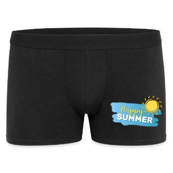 Summer Mode: ON - Men's Boxer Shorts - black - Front
