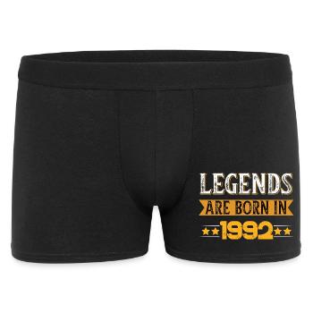 Birthday born in 1992 - Men's Boxer Shorts - black - Front