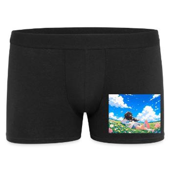 Summer dreams on the flower meadow - Men's Boxer Shorts - black - Front