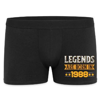 Anniversaire : Né en 1988 - Boxer Homme - noir - Devant
