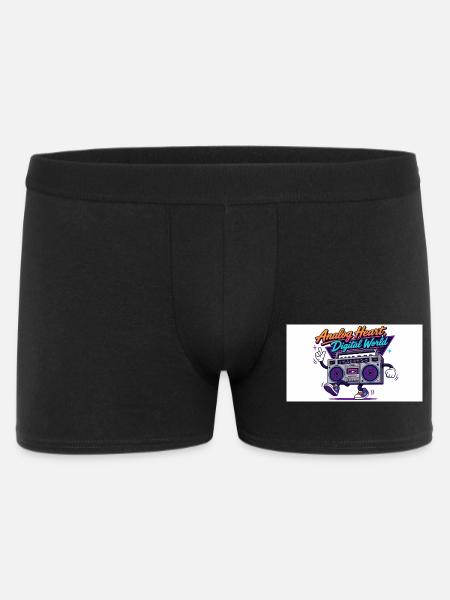 Analoges Herz, Digitale Welt - Männer Boxer Shorts - Schwarz