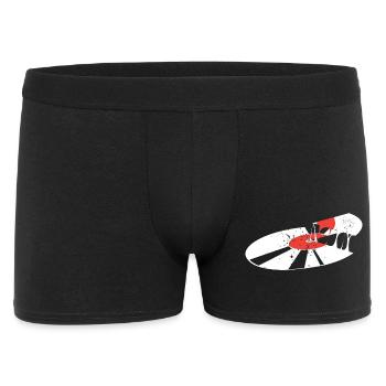 Vinyle - Boxer Homme - noir - Devant