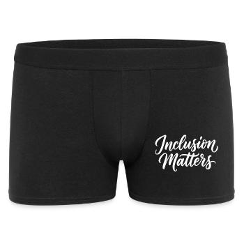 L’inclusion est importante – Éducation spécialisée – Freundli - Boxer Homme - noir - Devant