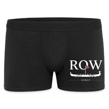  Row Norge Wikinger Langschiff Norwegen Flagge - Männer Boxer Shorts - Schwarz - Vorne