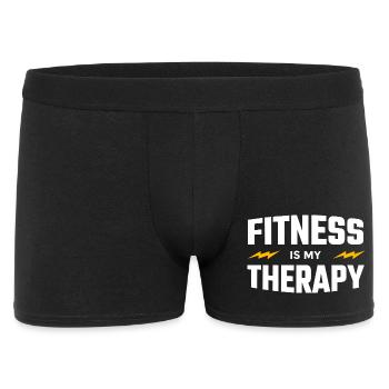 Fitness Shirt - Männer Boxer Shorts - Schwarz - Vorne