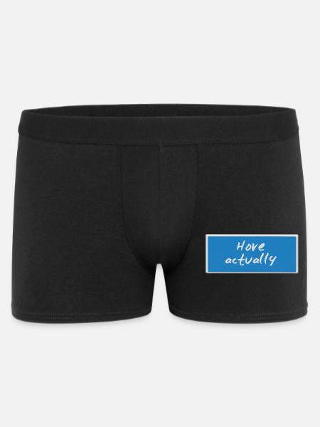 Eigentlich Hove - Männer Boxer Shorts - Schwarz
