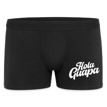 Hola Guapa - Ambiances minimalistes espagnoles d’été - Boxer Homme - noir - Devant