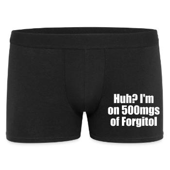 Yikes, I take 500 mg of Forgitol Teen Forget All - Men's Boxer Shorts - black - Front