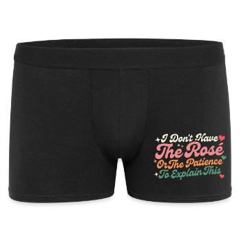 I Don’t Have The Patience To Explain This - Men's Boxer Shorts - black - Front