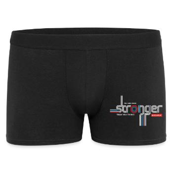 Typographie plus forte que vous ne le pensez - Boxer Homme - noir - Devant