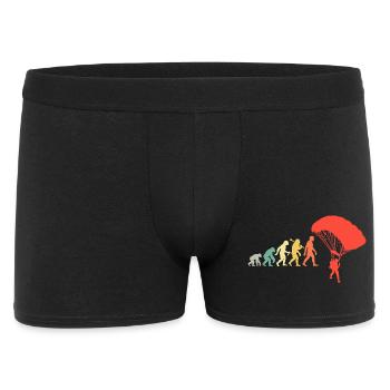 Fallschirmspringer Evolution Extremsport - Männer Boxer Shorts - Schwarz - Vorne
