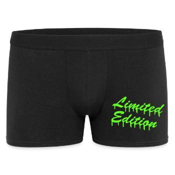 Limited Edition - Männer Boxer Shorts - Schwarz - Vorne