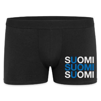 FINLAND Finland Suomi Finnish flag - Men's Boxer Shorts - black - Front