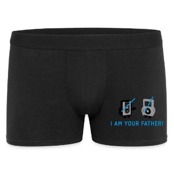 darth vader vs pod - Boxer Homme - noir - Devant