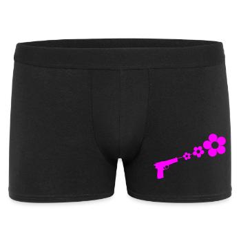 flowergun_1 - Boxer Homme - noir - Devant
