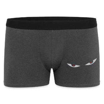 yeux de bande dessinée des yeux smiley - Boxer Homme - charbon - Devant