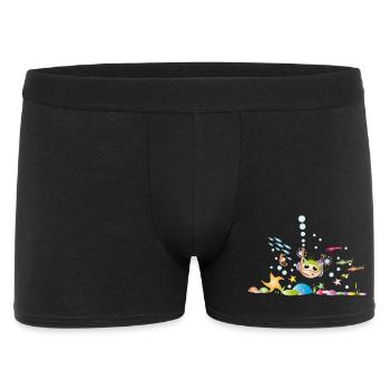 Diving - Men's Boxer Shorts - black - Front