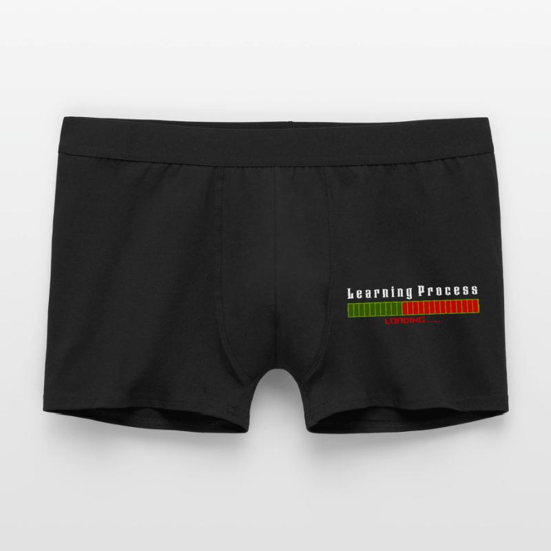 Learning Process Loading black shirt Männer Boxer Shorts