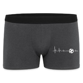 Mondpuls Herzschlag - Männer Boxer Shorts - Anthrazit - Vorne