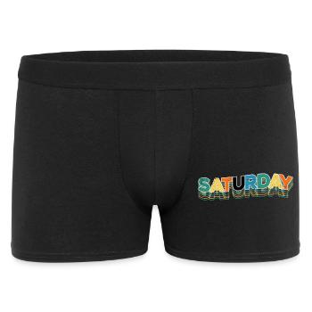 Saturday - Men's Boxer Shorts - black - Front