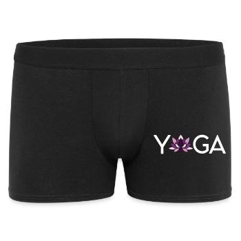 Idée cadeau de yoga - Boxer Homme - noir - Devant