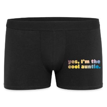 Cool Auntie Statement - Men's Boxer Shorts - black - Front