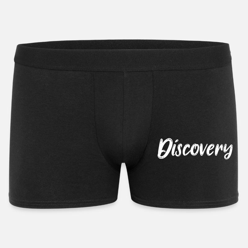 Discovery  - Männer Boxer Shorts - Schwarz