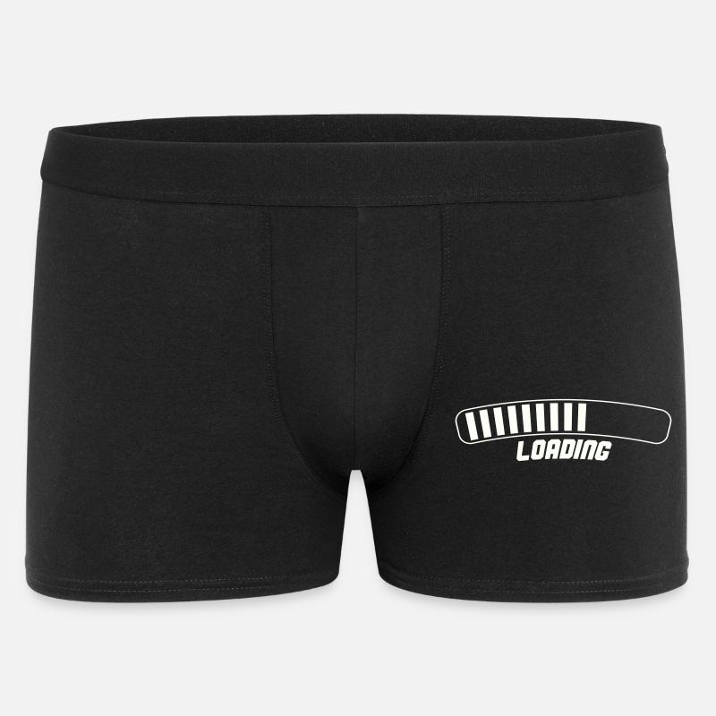 Loading - Männer Boxer Shorts - Schwarz