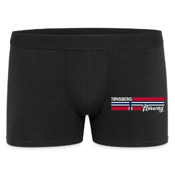 Tonsberg - Drapeau de la Norvège - Norvège - Drapeau norvégien - Boxer Homme - noir - Devant