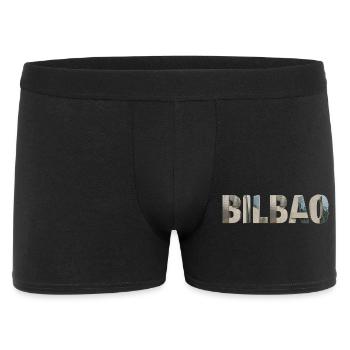 BILBAO – Typographie architecturale moderne - Boxer Homme - noir - Devant