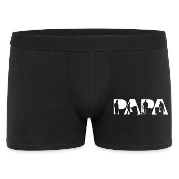 Recyclable Collector Papa Stolzer Sammler-Papa - Männer Boxer Shorts - Schwarz - Vorne