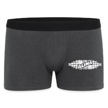 Alina dans le rôle d’Alina - Boxer Homme - charbon - Devant