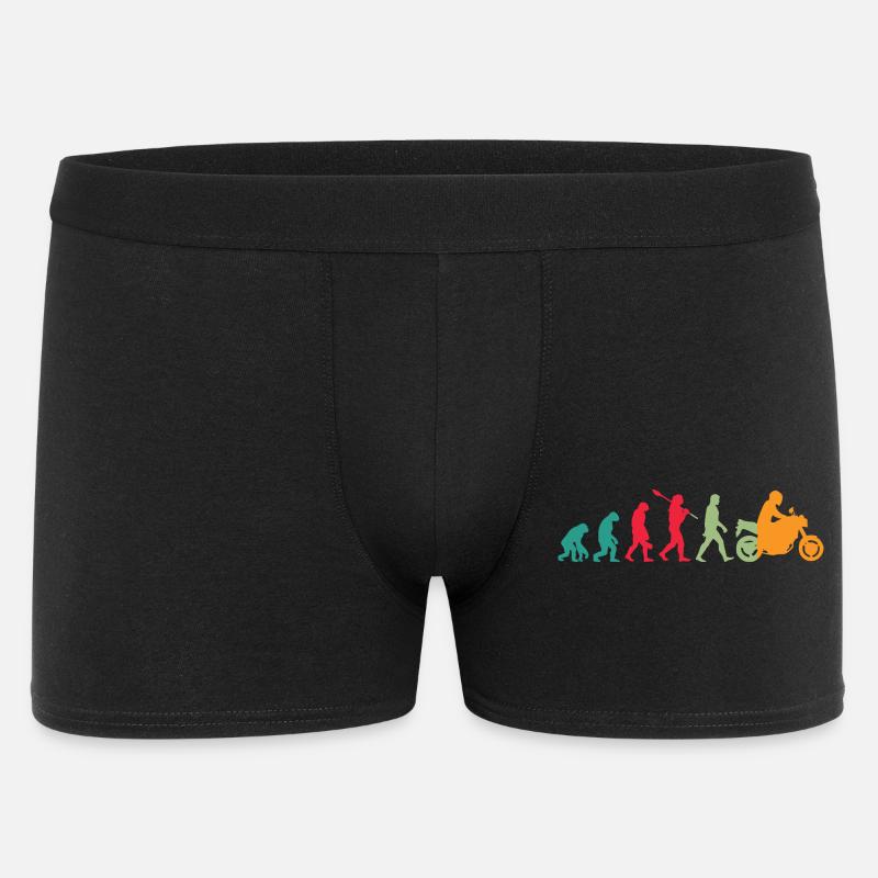 Evolution! Motorrad Geschenk Idee Bikes - Männer Boxer Shorts - Schwarz