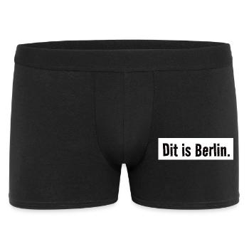 Ici Berlin. Urbain. Ville. Capital. Verdict - Boxer Homme - noir - Devant