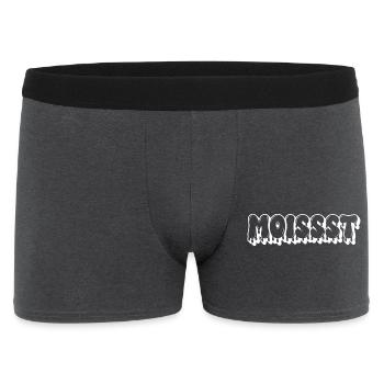 Texte humide et dégoulinant - Boxer Homme - charbon - Devant